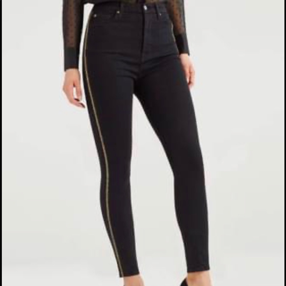 7 for All Mankind high waist denim